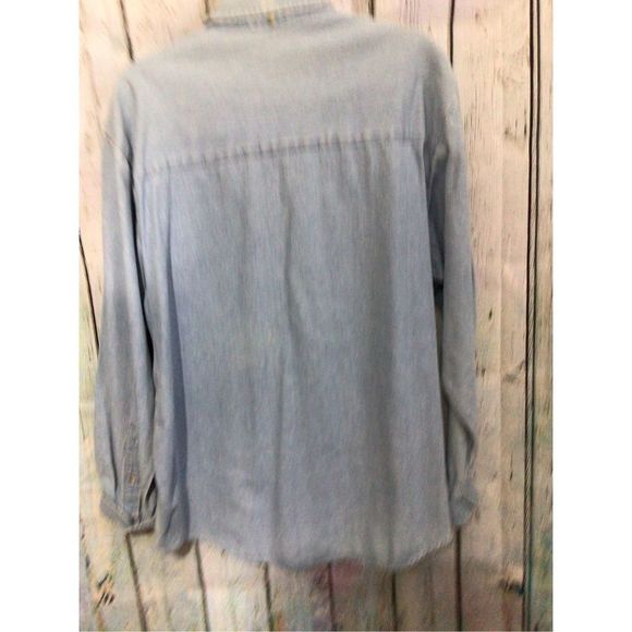 Vintage Denim Shirt Men’s Unisex Blue Size Large - Picture 11 of 16